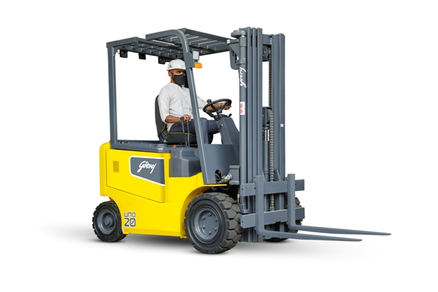 Godrej Material Handing launched new Uno Electric Forklift Truck
